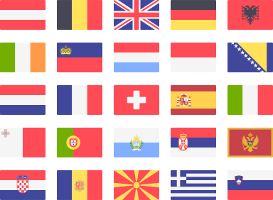 EU West Flags